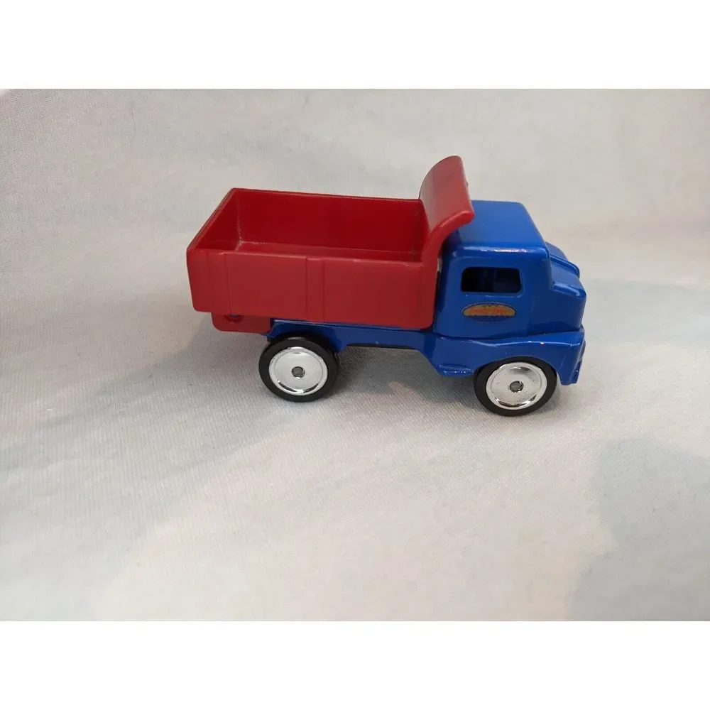 Vintage 1998 Hasbro Tonka Dump Truck‎ Mini Blue And Red